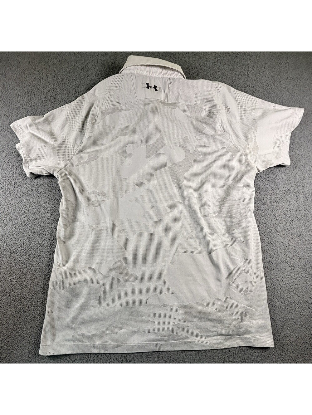 Under Armour Golf Polo Mens Large XL White Camo St Louis Cardinals - Picture 2 of 9